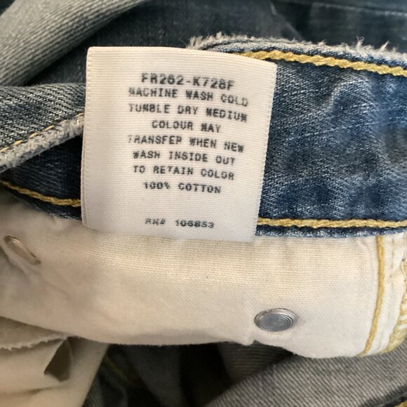 FRX Bootcut Jeans Size 32 Medium Wash Stretch Boot Cut - Picture 11 of 11